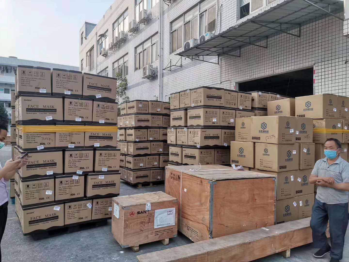 口罩運輸到香港，口罩出口香港