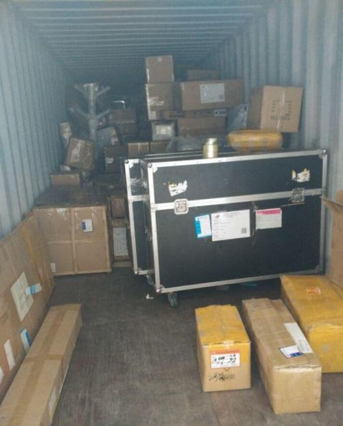 上海某影視演出設(shè)備物流到香港